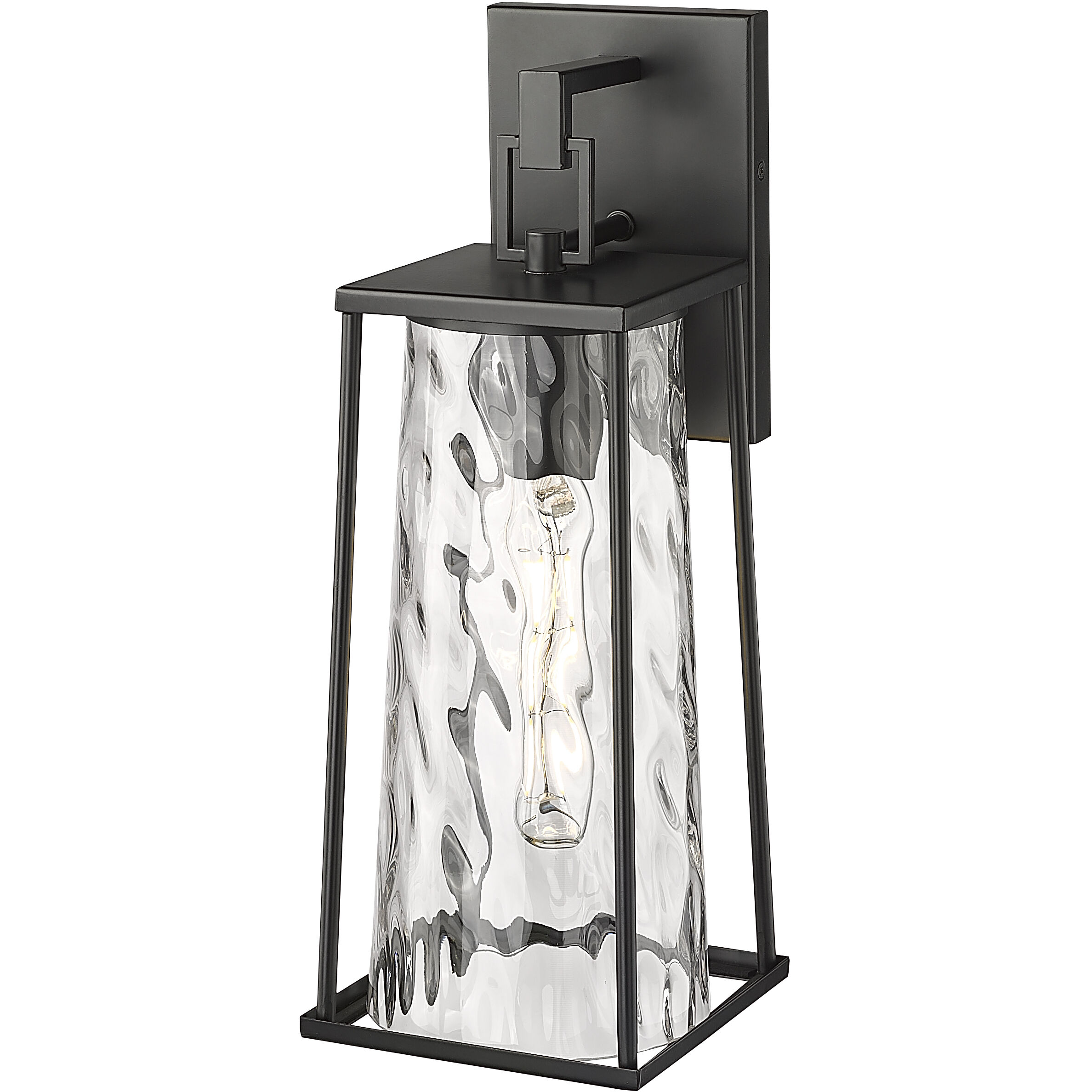 Dutton 1 Light 16.25 inch Powder Coated Black Outdoor Wall Sconce